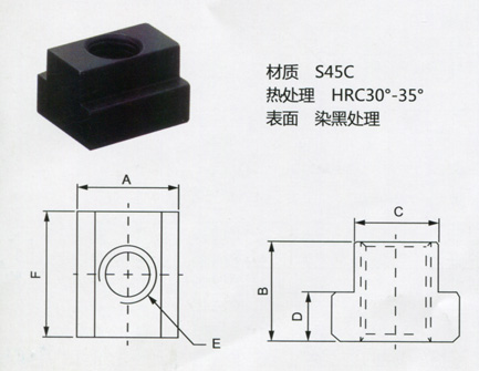 T型螺帽